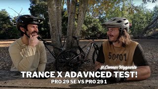 Head to Head  Giant Trance X Advanced Test  29 SE vs 29 Pro 1 [upl. by Edualcnaej]