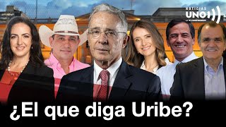 Cinco políticos de derecha compiten por ser el que diga Uribe en las encuestas  Noticias UNO [upl. by Ylaek]