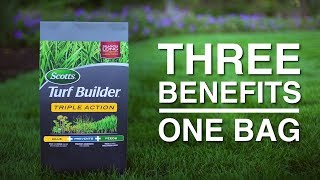 How to Apply Scotts® Turf Builder® Triple Action to Your Lawn [upl. by Akihsat]