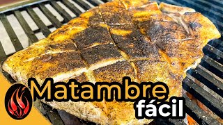 Un Matambre de cerdo a la parrilla receta fácil toque y sazón [upl. by Compton]