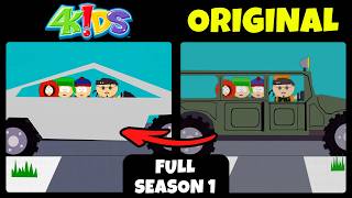 Full Season 1 of South Park But 4kids Censorship [upl. by Saile141]