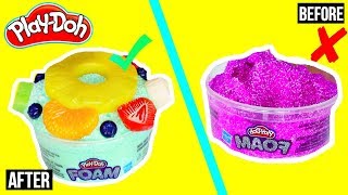 FIXING Play Doh Slime extreme slime makeover [upl. by Cleavland181]