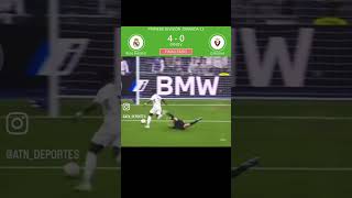 Vini Junior fue El Rey de Santiago Bernabeu Goleada del Madrid laliga futbol ligaespanola vini [upl. by Tati919]