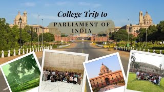 Study Tour at Parliament Of India 🇮🇳❤️  Kanoria College Jaipur  JprDel india parliament vlog [upl. by Giefer]