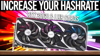 How Ive INCREASED My ETHEREUM HASHRATE on LHR Graphics Cards [upl. by Neelhtak]