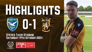 Highlights  Canvey Island 01 Folkestone Invicta  Isthmian Premier Division [upl. by Phio]