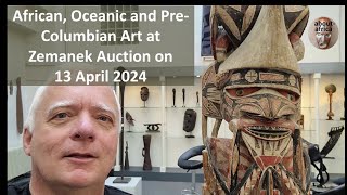 African Oceanic and PreColumbian Art at Zemanek Auction on 13 April 2024 [upl. by Anitram]