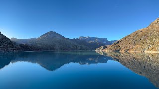 Dam of Emosson  the second largest artificial reservoir in Switzerland [upl. by Holna]