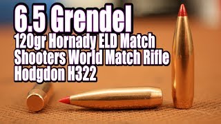 65 Grendel  120gr Hornady ELD Match [upl. by Lenka]