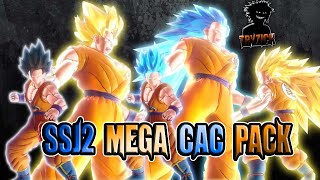 Dragonball XV  SSJ2 Goku Mega Male CaC Hair Pack  Tryzick [upl. by Powers]