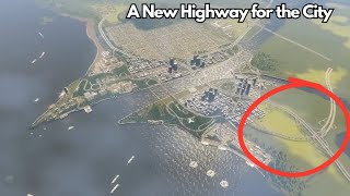 Rennes EP 11  A New Highway for the City  Cities Skylines [upl. by Karlik751]