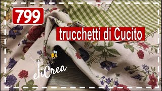 799🎀 trucchetti di cucito che devi sapere elicreaCUCITO bordo applicato facilitato [upl. by Bright]