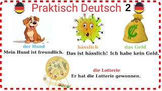 quotAktionsverben auf Deutsch mit Sätzen 2  Was machst du gerade  Tägliche Sätze A1A2 [upl. by Assilym]