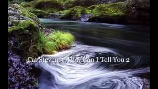 Cat Stevens How Can I Tell You On Screen Lyrics [upl. by Herzberg]