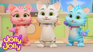 Three little kittens Peanut butter amp Jelly  More  Jolly Jolly Shorts  Childrens songs [upl. by Sula]