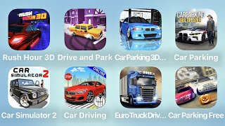 Rush Hour 3D Drive and Park Car Parking 3 D Car Parking and More Car Games iPad Gameplay [upl. by Warren]