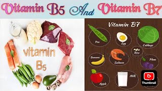 Vitamin B5 and vitamin B7 in UrduHindiPart 6 [upl. by Rehtse]