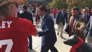 Cornell Football  Parade To Schoellkopf  Homecoming 2017 [upl. by Lindsay]