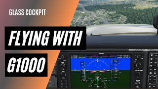 G1000 Approach and Landing  Glass Cockpit Tips [upl. by Ellynad464]