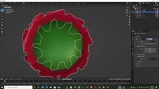 How to make rose in Blender  rose modeling  flower in blender [upl. by Flss]