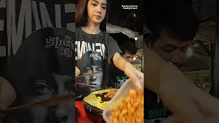 Omelette Rice Roll By Popular Omelette Lady Must Try Laos Fast Food [upl. by Ronalda]