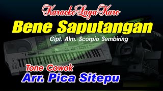 Karaoke Lagu Karo Bene Saputangan Tone Cowok [upl. by Auot]