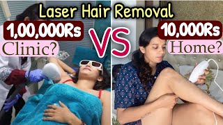 Laser Hair Removal at Home  Permanent Hair Removal Using IPL laser [upl. by Fesuy]