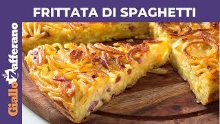 FRITTATA DI SPAGHETTI Ricetta semplice e veloce [upl. by Nauqat599]