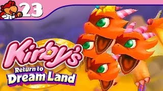 Kirbys Return to Dream Land  23  Landia 4 Player [upl. by Einnalem]