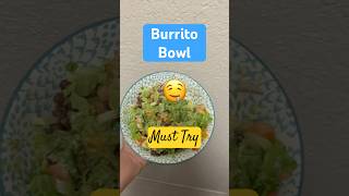 Burrito Bowl Recipe shorts viral trending burrito recipe cooking vegan [upl. by Narcissus]