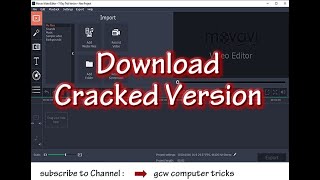 How to download Movavi Video Editor crack  free download [upl. by Annayak]