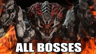 DOOM  All Bosses With Cutscenes HD [upl. by Theodore]