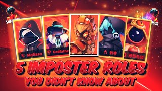 5 IMPOSTER ROLE YOU DIDNT KNOW ABOUT 🌚💓  SUPER SUS  DEMON KING GAMING  DKG [upl. by Henley]