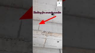 Hacking for RCC member  concrete  slab  beam  column  shorts  viral video [upl. by Areyk]