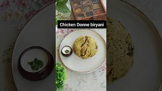 Chicken Donne Biryani food shorts [upl. by Nart26]