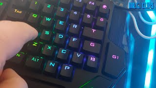 Redragon K585 PRO Wireless OneHanded Mechanical Keyboard Review [upl. by Yanat49]