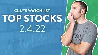 Top 10 Stocks For February 04 2022  FB AMC SNAP SKLZ PLTR and more [upl. by Dall]