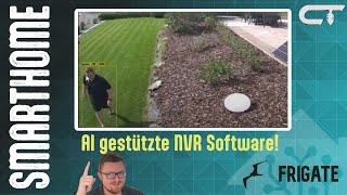 Kameraüberwachung  Person AIrkannt  Frigate NVR in Homeassistant [upl. by Hutton941]