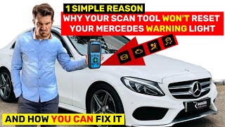 Why Your Mercedes Warning Light Wont Turn Off EVEN WITH The Right OBD2 Scan Tool [upl. by Daveta]