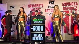 Steven Navarro vs Gabriel Bernardi WeighIn [upl. by Sparky670]