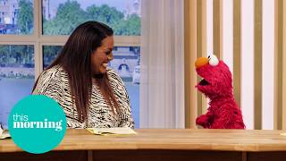 Elmo Shares His Gift of Giggles with Alison and Dermot  This Morning [upl. by Rehoptsirhc27]