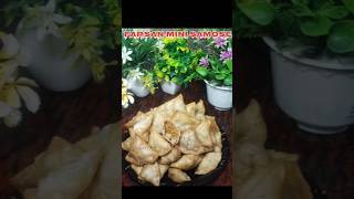 FARSAN MINI SAMOSE 😋🤤👌sorts trending viral food youtubeshorts healthy tasty snacks [upl. by Mokas]