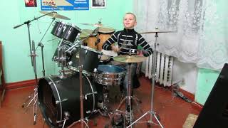 Warlock  All We Are  Drum Cover  Drummer Daniel Varfolomeyev 10 years [upl. by Snehpets]