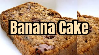 Eggless Banana Cake Recipe  No Oven Banana Cake  easy banam cake recipe [upl. by Asiak]