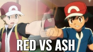 ☆Red VS AshSatoshi Mega Charizard X VS PikachuGreninja☆ [upl. by Steven]