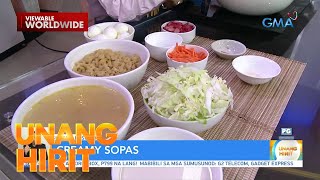 Creamy Sopas ni Susan Enriquez  Unang Hirit [upl. by Siugram]