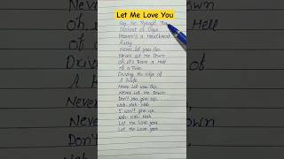 Let Me Love You song  Dj Snake songs  English songs letmeloveyou djsnake [upl. by Balduin849]