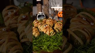 Mummy Jalapeño Poppers amp Foot Loaf recipe halloween [upl. by Dnomrej]