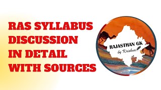 RAS syllabus discussion in Detail with all sources [upl. by Noella]