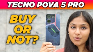 Tecno Pova 5 Pro review in Hindi RGB lights 120Hz 50MP camera at Rs 14999 🔥 [upl. by Eran892]